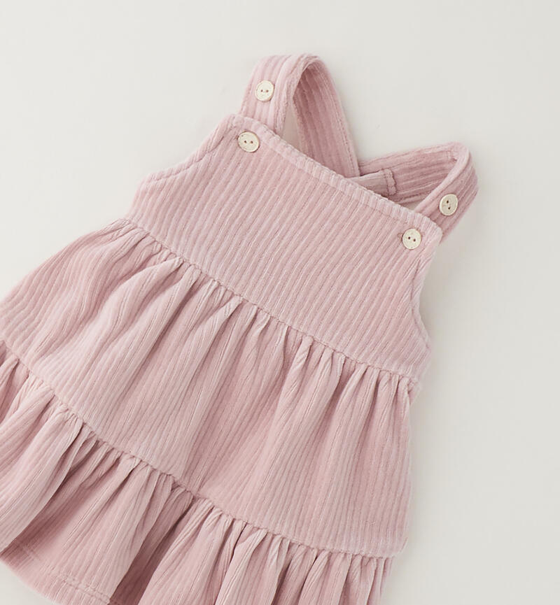 Salopette per neonata LIGHT PINK-2921