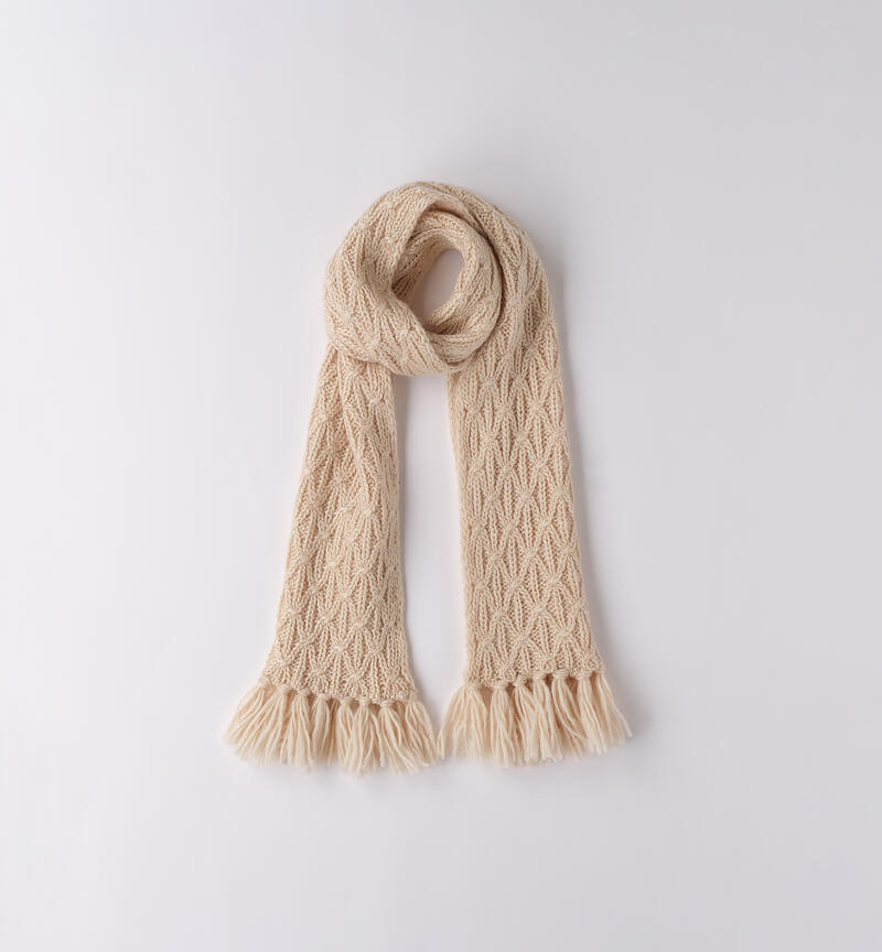 Scarf for girls ECRU'-0154