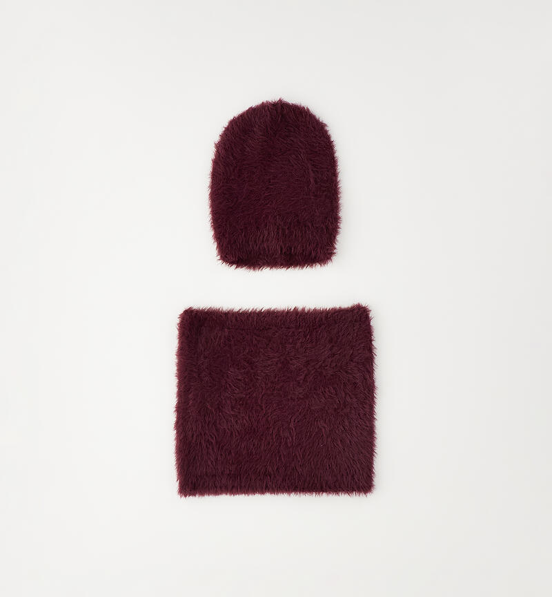 Set Cappello e Sciarpa bambina GRAPE WINE-3055