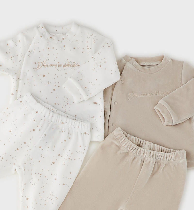 Baby Romper Set PANNA-BEIGE-6CFF