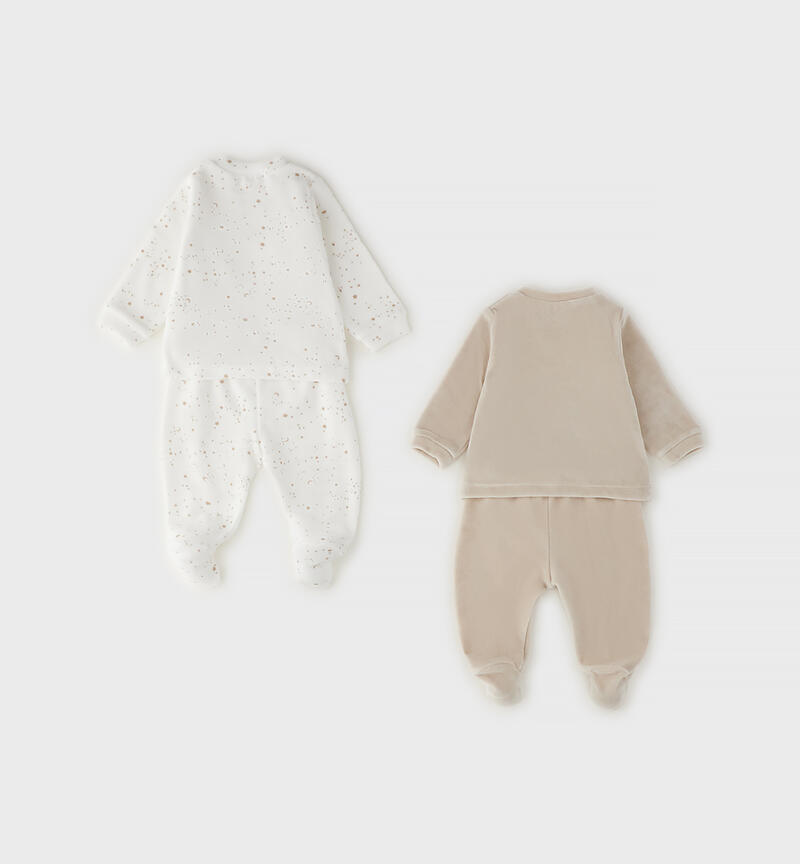 Baby Romper Set PANNA-BEIGE-6CFF