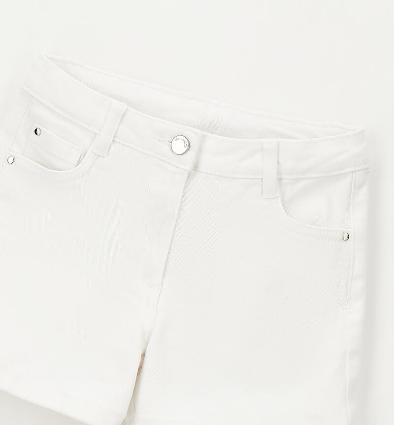 Sarabanda girls' shorts BIANCO-0113