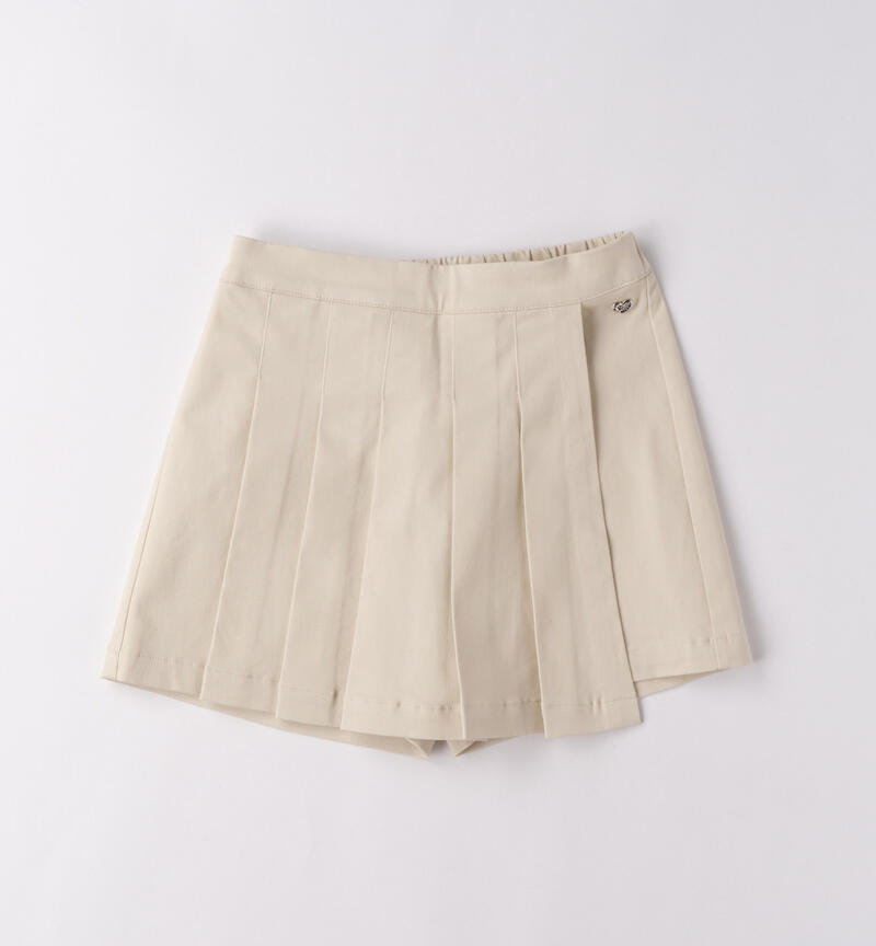 Shorts da ragazza BEIGE-0151