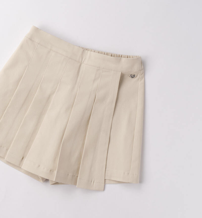 Shorts da ragazza BEIGE-0151