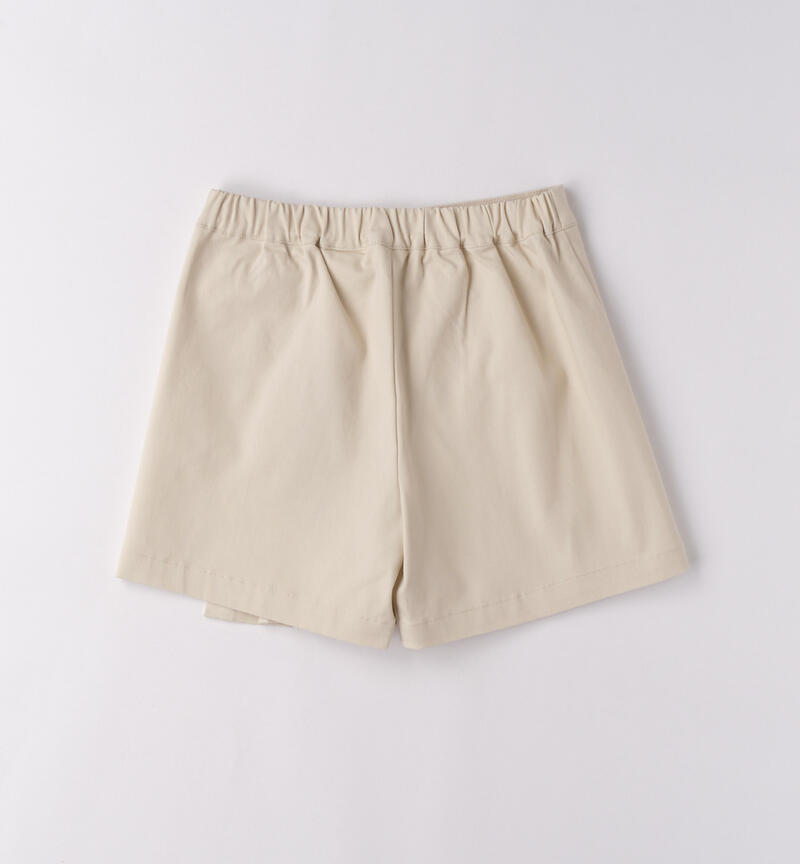 Shorts da ragazza BEIGE-0151