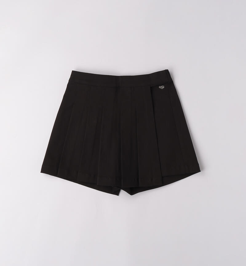 Shorts da ragazza NERO-0658