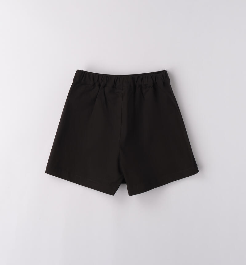 Shorts da ragazza NERO-0658