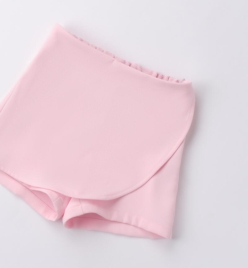 Shorts eleganti bambina ROSA-2762