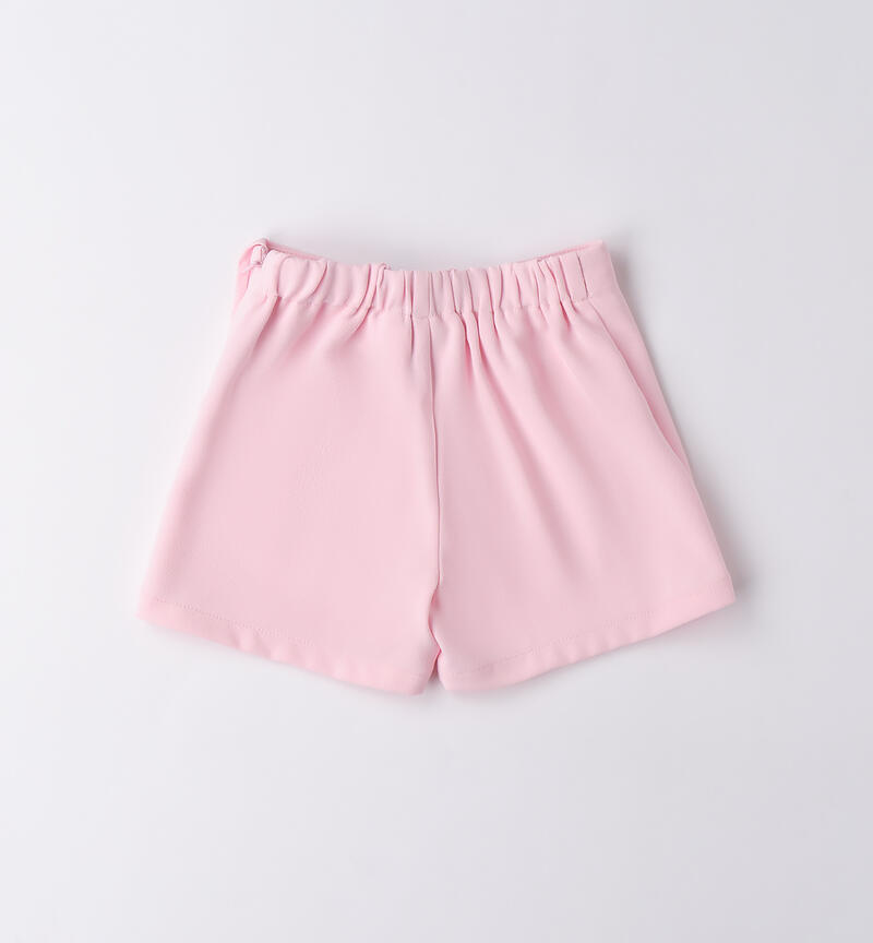 Shorts eleganti bambina ROSA-2762