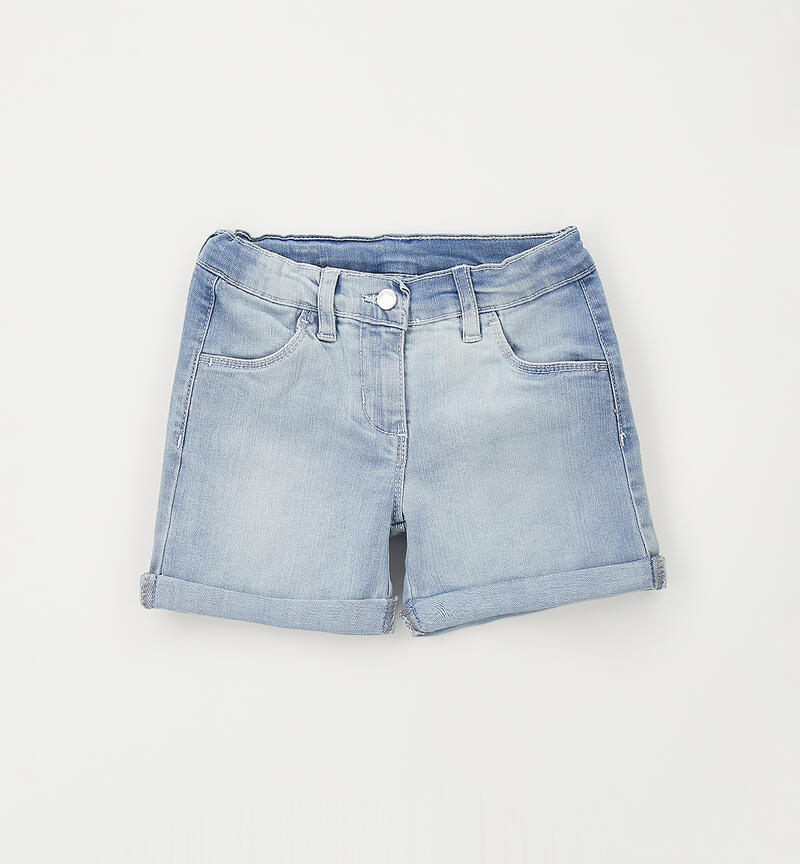 Girls' denim shorts LAVATO CHIARISSIMO-7300