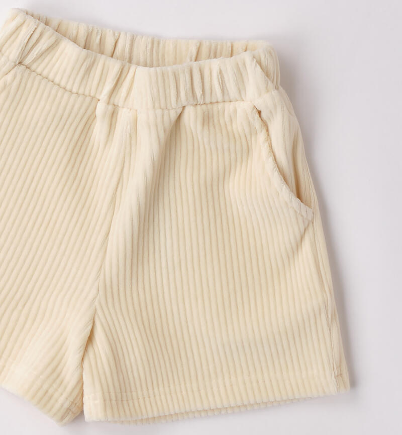 Shorts per bambina BEIGE-0151