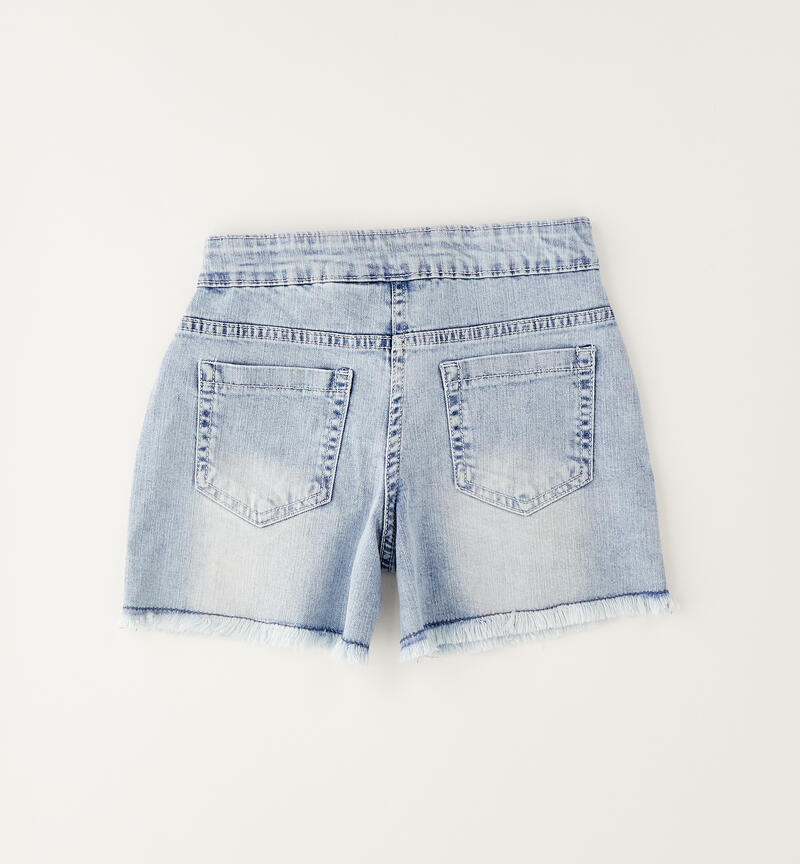 Shorts per ragazza Sarabanda DENIM MEDIUM BLEACH-7315