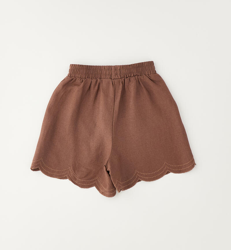 Shorts Sarabanda per bambina BROWN-1213