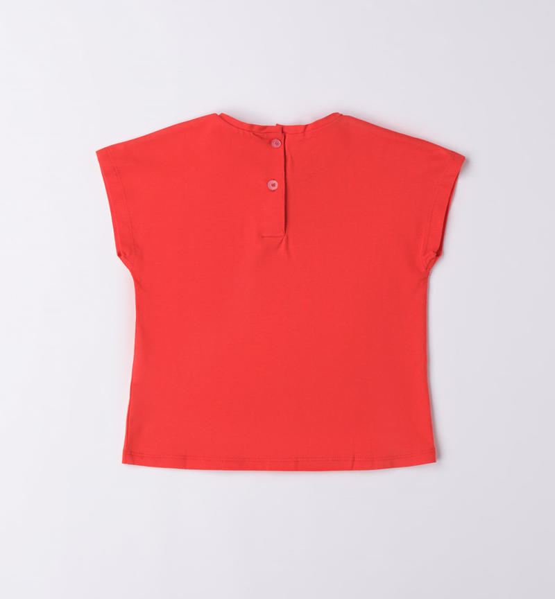 Sarabanda fun T-shirt for girls from 9 months to 8 years ROSSO-2235