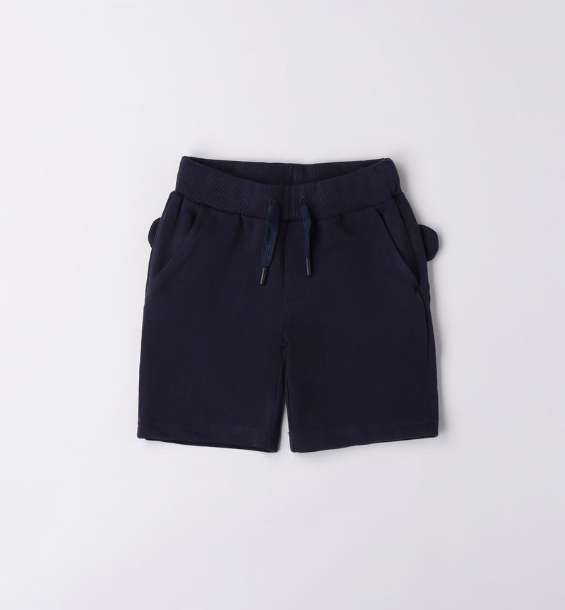 Sarabanda fun shorts for boys from 9 months to 8 years NAVY-3854