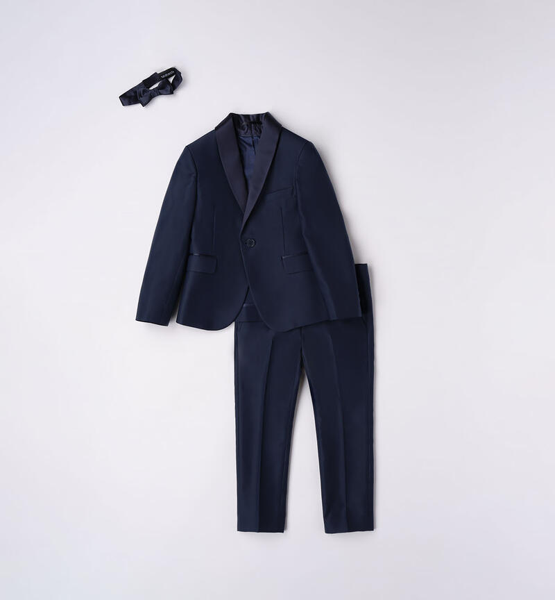 Boys' tuxedo suit NAVY-3558