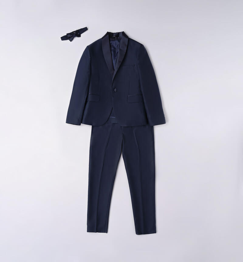 Boys' tuxedo suit NAVY-3558