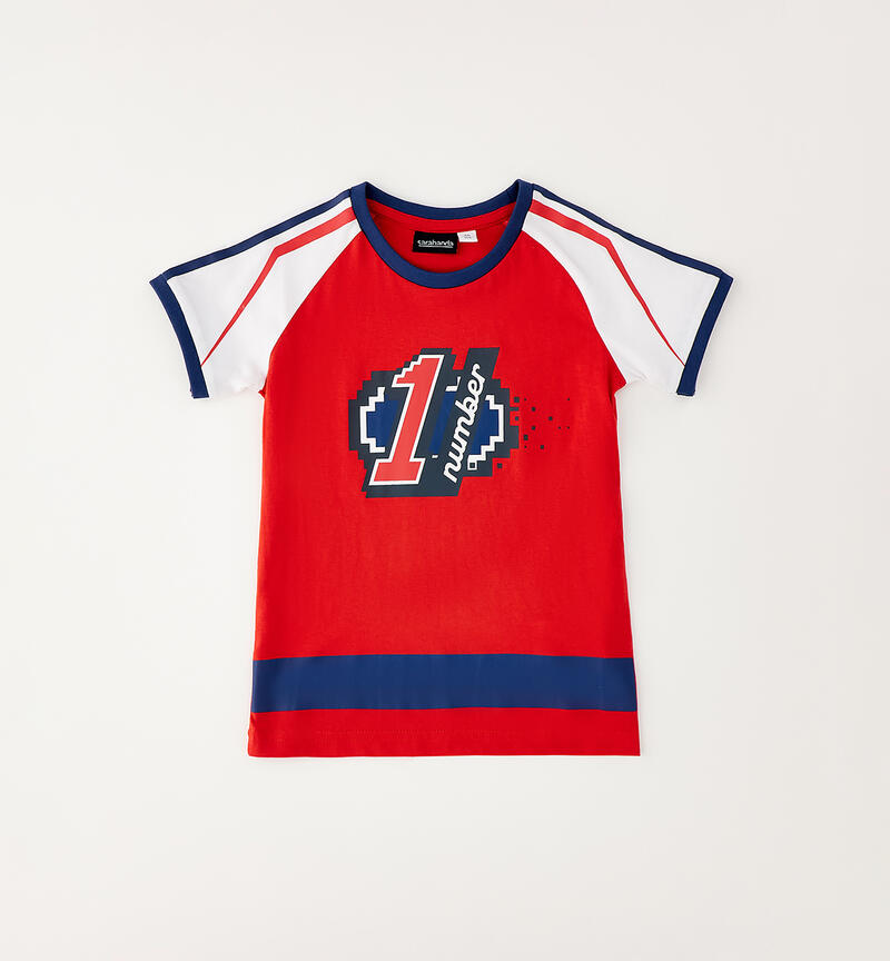 100% cotton children's T-shirt ROSSO-2236