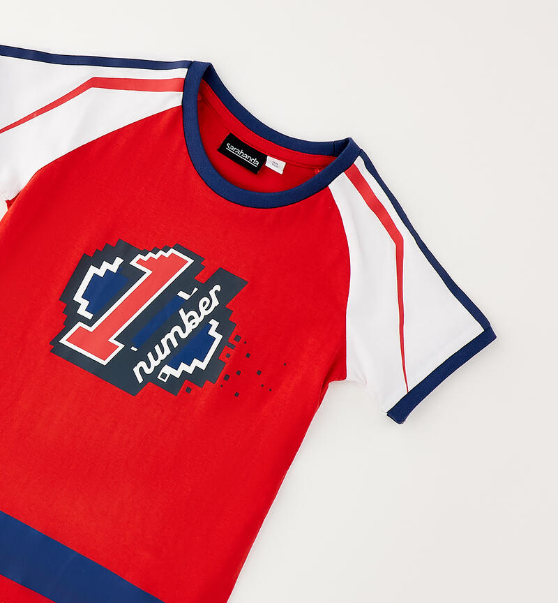 100% cotton children's T-shirt ROSSO-2236