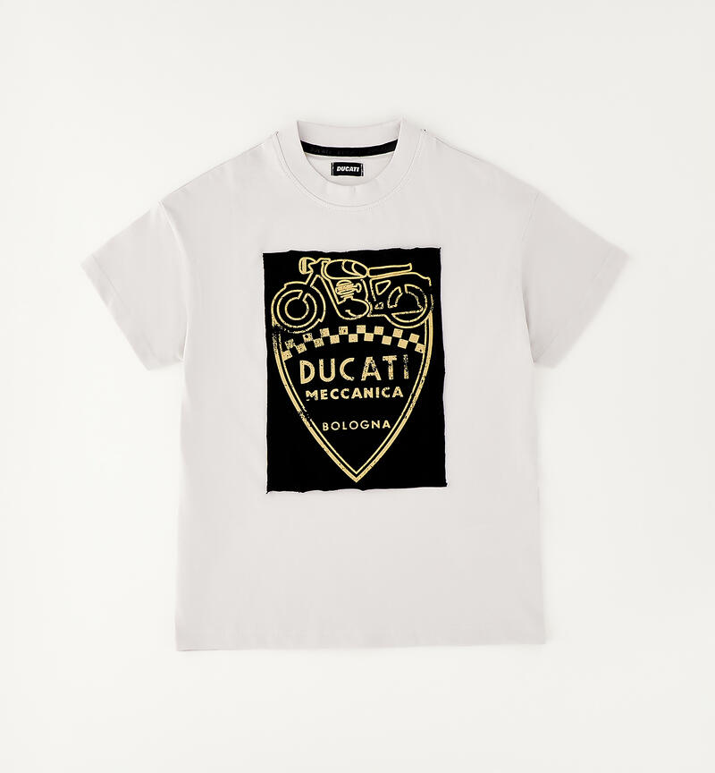 T-shirt 100% cotone Ducati GRIGIO PERLA-0551