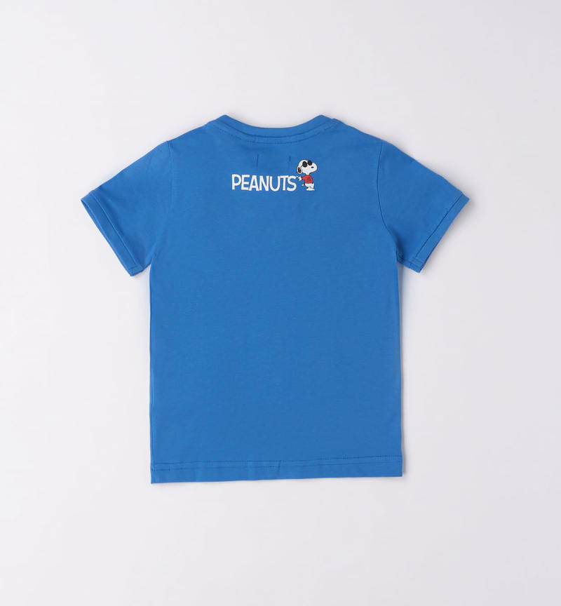 T-shirt 100% cotone Snoopy bambino da 9 mesi a 8 anni Sarabanda ROYAL CHIARO-3734