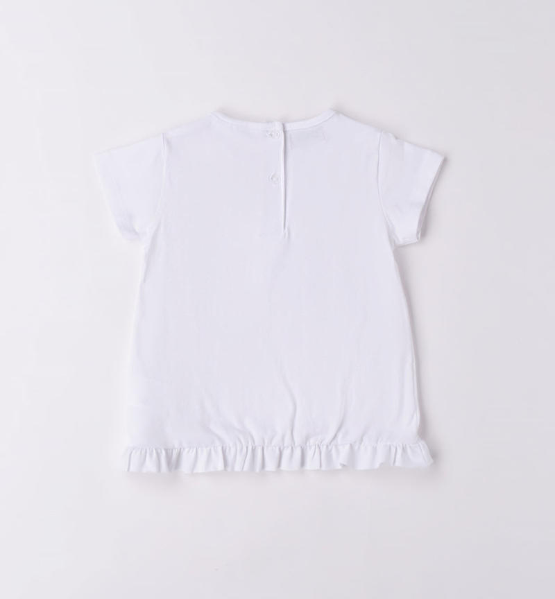 Sarabanda Peanuts T-shirt for girls from 9 months to 8 years BIANCO-MULTICOLOR-8438