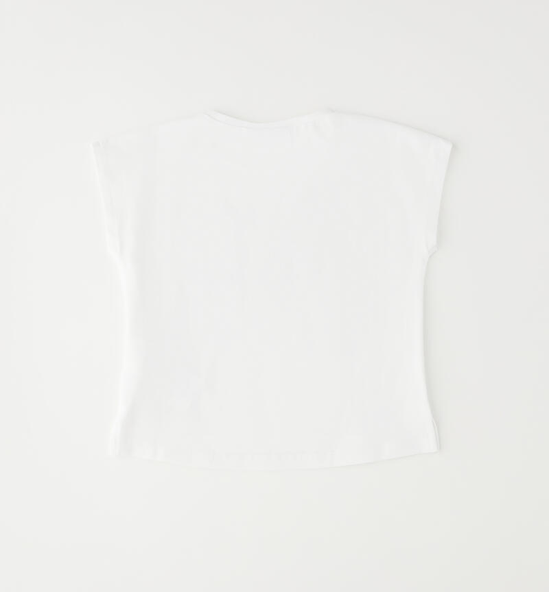 Sarabanda Girls' T-Shirt BIANCO-0113