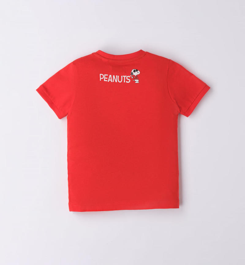 Sarabanda Peanuts t-shirt for boys from 9 months to 8 years ROSSO-2235