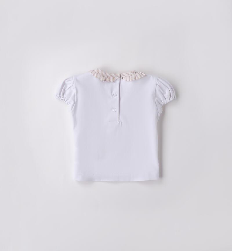 T-Shirt bimba Minibanda BIANCO-0113