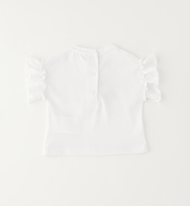 T-Shirt bimba Minibanda BIANCO-0113
