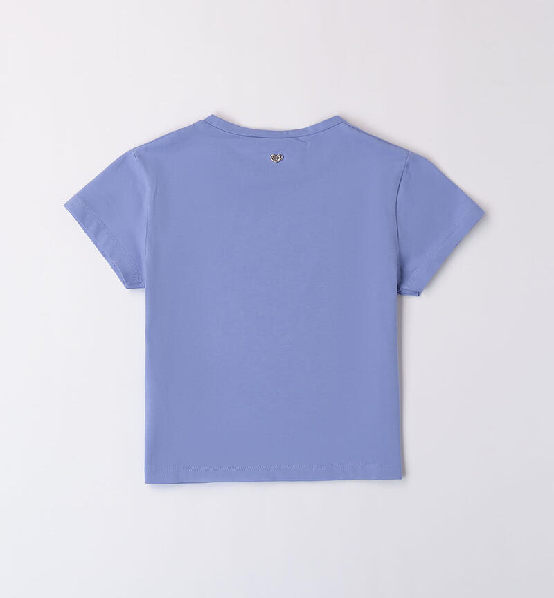 T-shirt con strass per ragazza  PERVINCA-3524