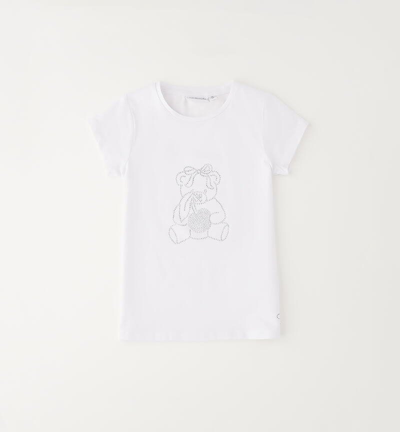 Sarabanda girls' T-shirt BIANCO-0113
