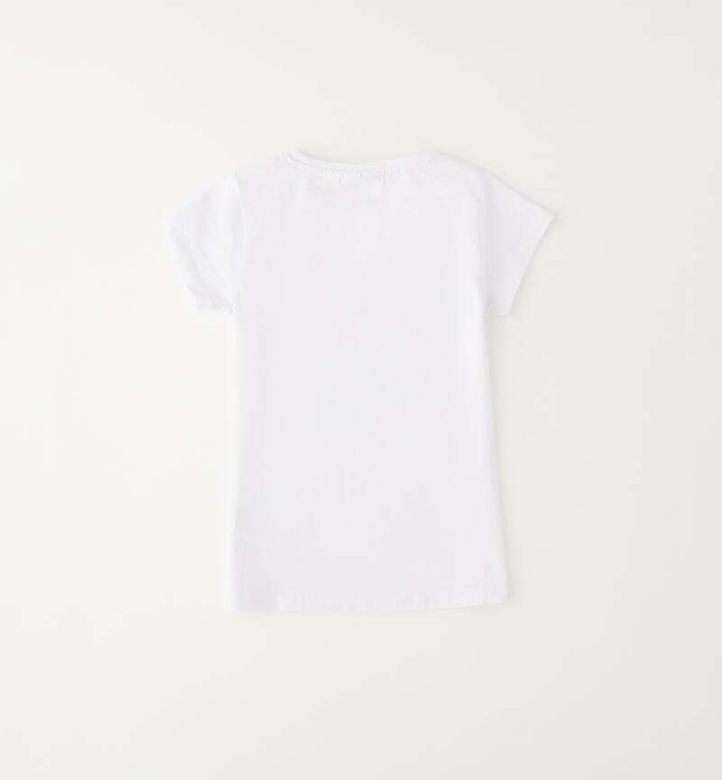 Sarabanda girls' T-shirt BIANCO-0113