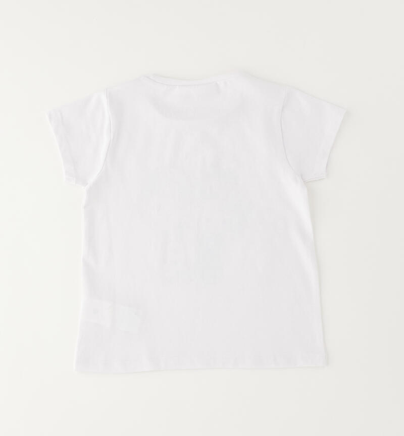 T-shirt da bambina Sarabanda BIANCO-0113