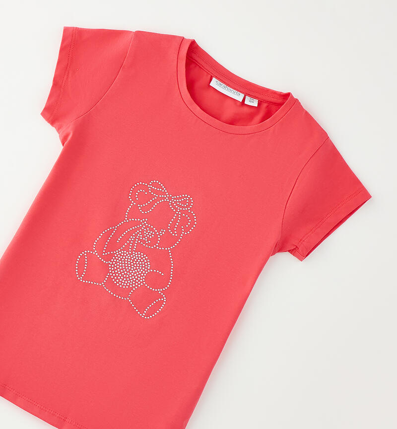 Sarabanda girls' T-shirt CORALLO-2344