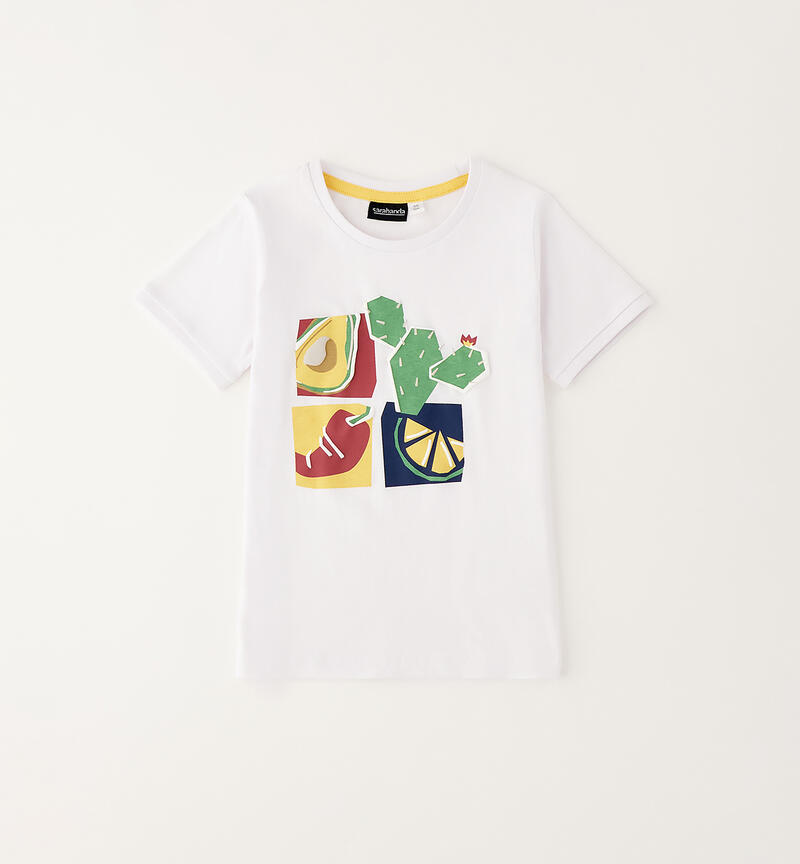 T-Shirt da bambino Sarabanda BIANCO-0113