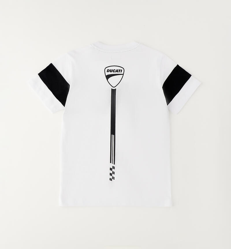 Ducati T-shirt for boys BIANCO-0113