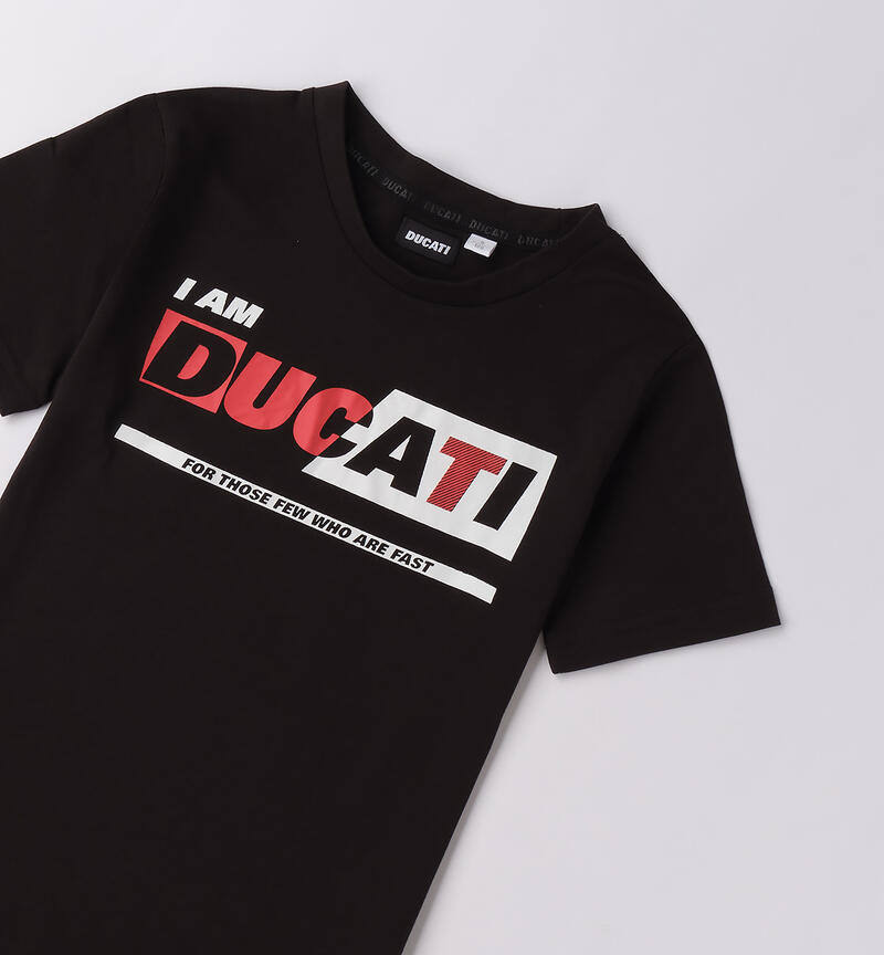 T-shirt Ducati ragazzo NERO-0658