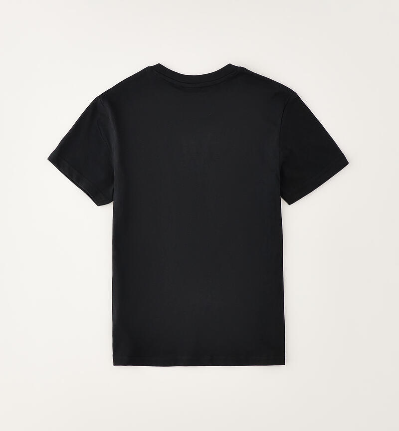 Black T-shirt for boys NERO-0658