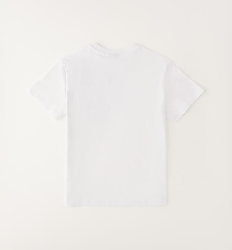 Oversized T-shirt for boys BIANCO-0113
