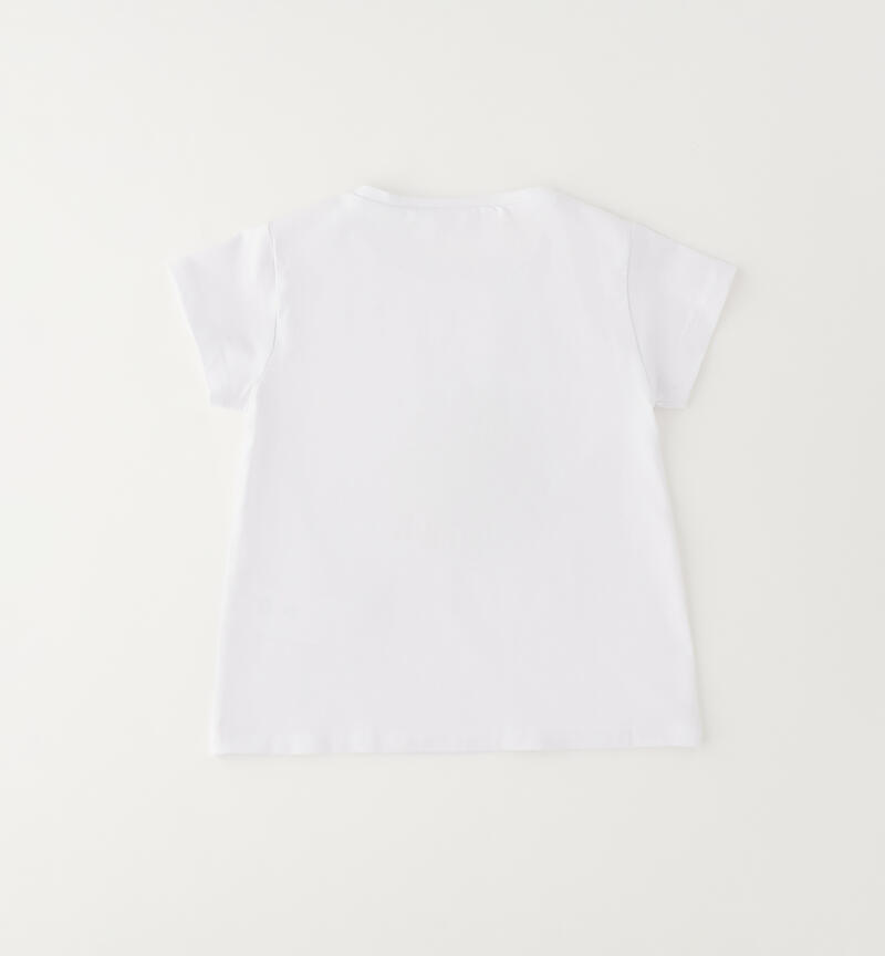 Sarabanda T-shirt for girls BIANCO-0113