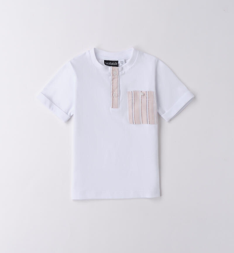 T-Shirt per bambino BIANCO-0113