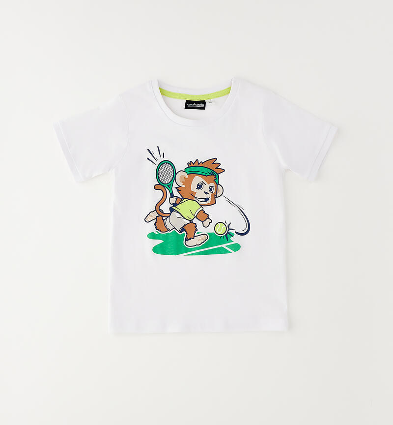 T-shirt per bambino BIANCO-0113
