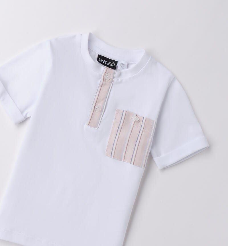T-Shirt per bambino BIANCO-0113