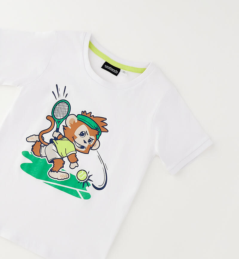 T-shirt per bambino BIANCO-0113