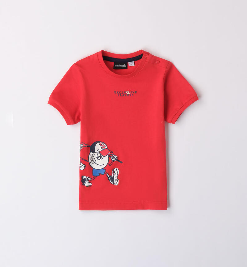 T-shirt per bambino ROSSO-2236