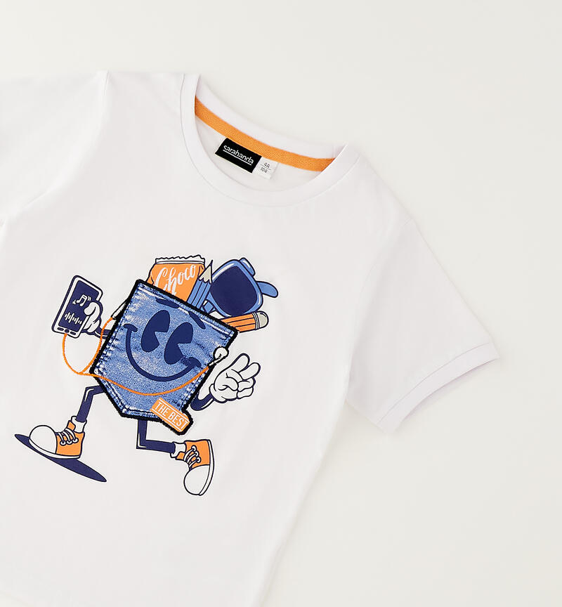 T-shirt per bambino Sarabanda BIANCO-0113