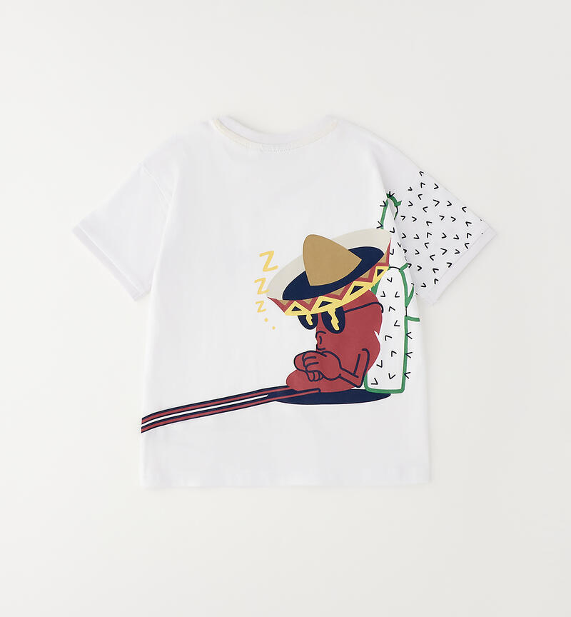 T-Shirt per bambino Sarabanda BIANCO-0113