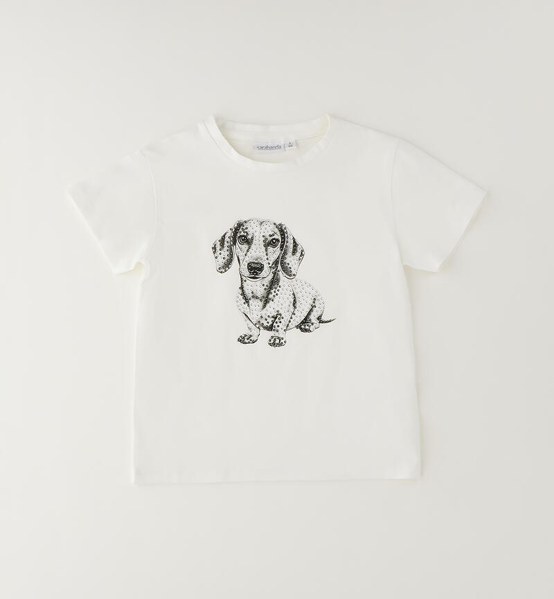 T-shirt per ragazza PANNA-0112