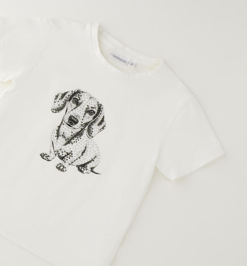 T-shirt per ragazza PANNA-0112